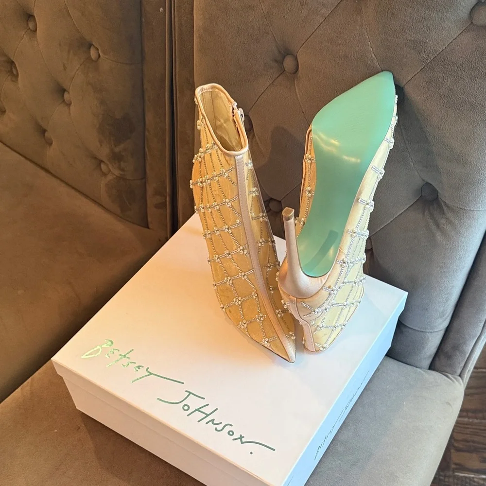 🔻Betsey Johnson Larkk Women's Stiletto Boots/Booties | Size 8 | NWB - Picture 8 of 8